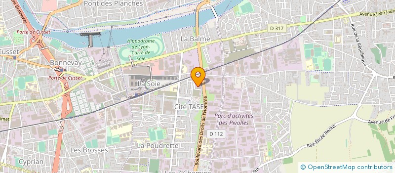 localisation de l'entreprise AEP GAILLETON à VAULX-EN-VELIN