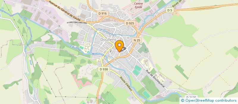 localisation de l'entreprise AEP JEANNE D ARC  DOULLENS