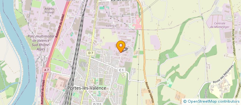 localisation de l'entreprise AEP JEUNESSE ET FAMILLES à PORTES-LES-VALENCE