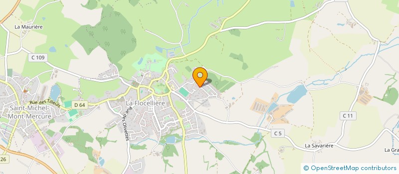 localisation de l'entreprise AEP LA FLOCELLIERE  SEVREMONT