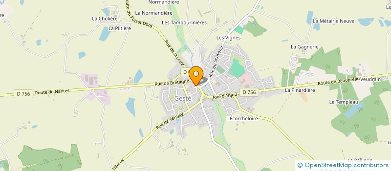 localisation de l'entreprise AEP PHYSIQUE ET SPORTIVE à BEAUPREAU-EN-MAUGES
