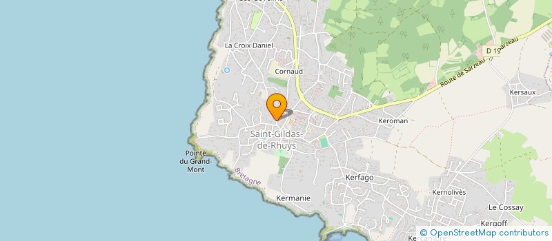 localisation de l'entreprise AEP POUR LE DEVELOPPE DE L'ENSEIGNEMENT  SAINT-GILDAS-DE-RHUYS