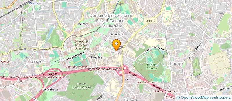 localisation de l'entreprise AEP RENOVATIONS à PESSAC