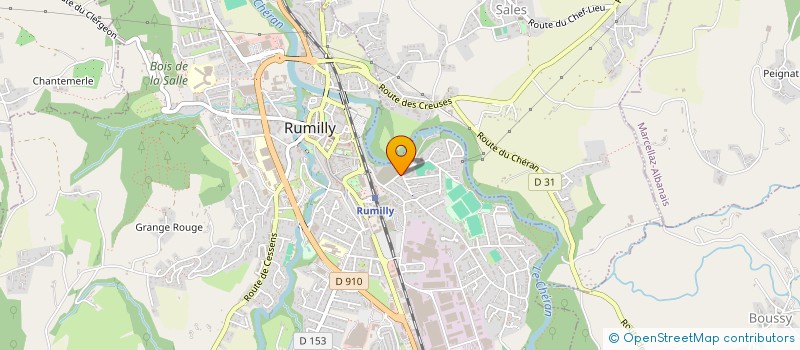 localisation de l'entreprise AEP SAINTE THERESE  RUMILLY