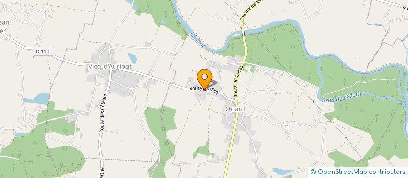 localisation de l'entreprise AEP SERVICES 40  ONARD