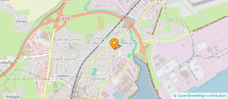 localisation de l'entreprise AEP ST NAZAIRE ST JOSEPH MEAN  SAINT-NAZAIRE
