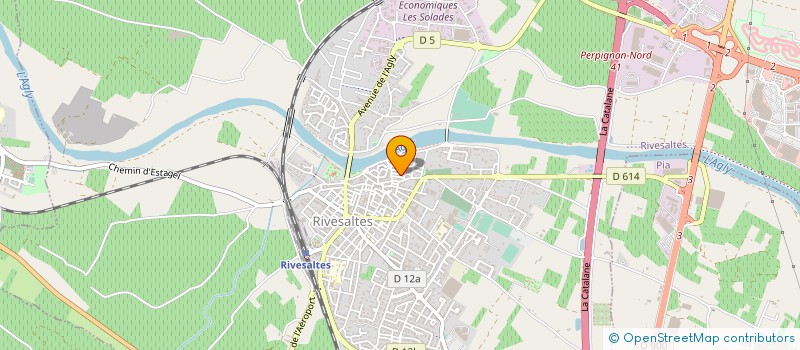 localisation de l'entreprise AEP66 à RIVESALTES