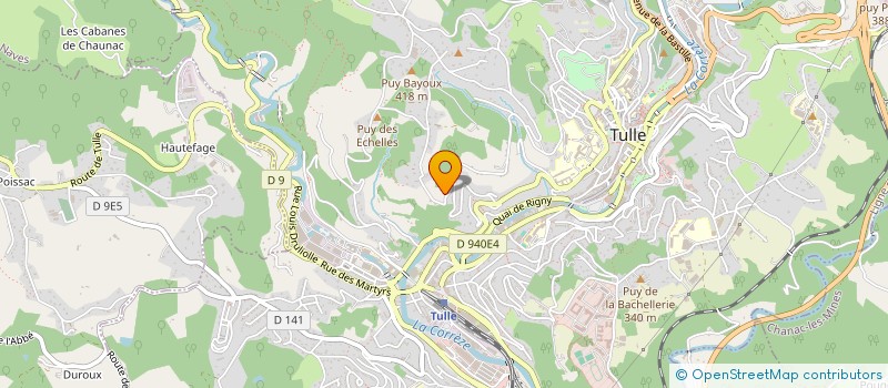 localisation de l'entreprise AEPC IMMO  TULLE