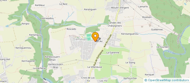 localisation de l'entreprise AEPEC à TREMEVEN
