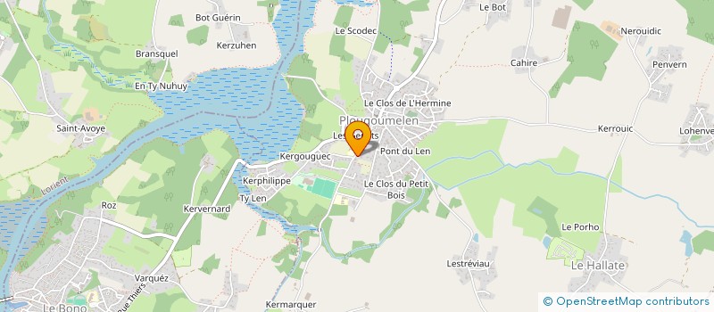 localisation de l'entreprise AEPEC  PLOUGOUMELEN