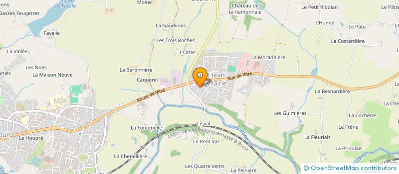 localisation de l'entreprise AEPEC à SAINT-JEAN-SUR-VILAINE
