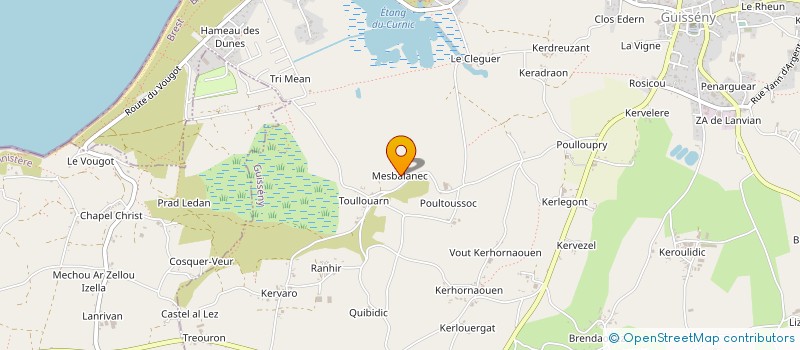 localisation de l'entreprise AEPEC à PLOUGUERNEAU