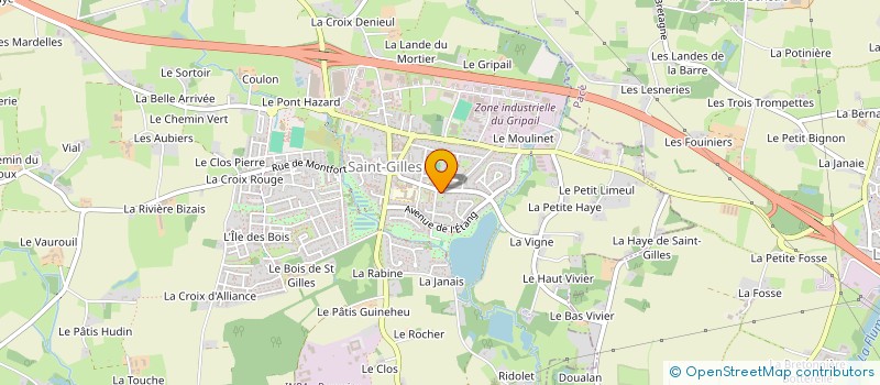 localisation de l'entreprise AEPEC  SAINT-GILLES