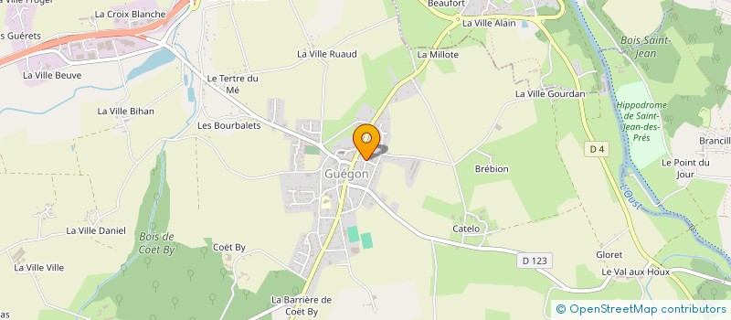 localisation de l'entreprise AEPEC ECOLES PRIVEES  GUEGON