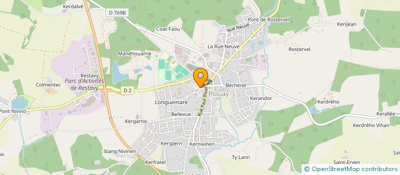 localisation de l'entreprise AEPEC LYCEE TECHNIQUE RURAL à PLOUAY