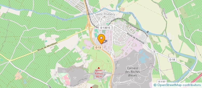 localisation de l'entreprise AEPM34  SAINT-THIBERY