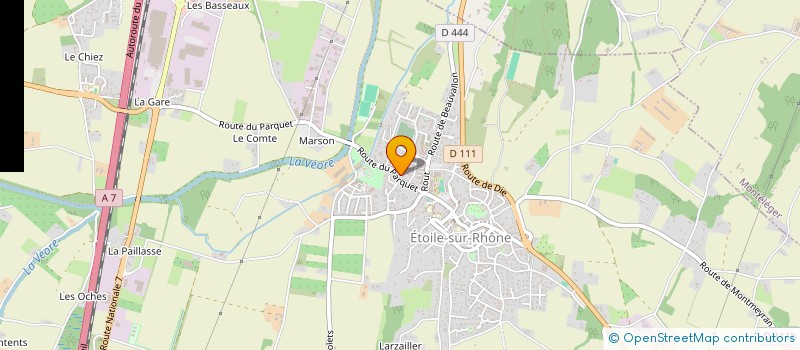 localisation de l'entreprise AEPS ENVIRONNEMENT à ETOILE-SUR-RHONE