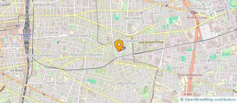 localisation de l'entreprise AEPSVL EXPERTISE  VILLEURBANNE