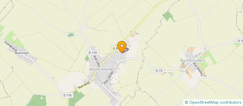 localisation de l'entreprise AEQUITAS  MAILLY-MAILLET