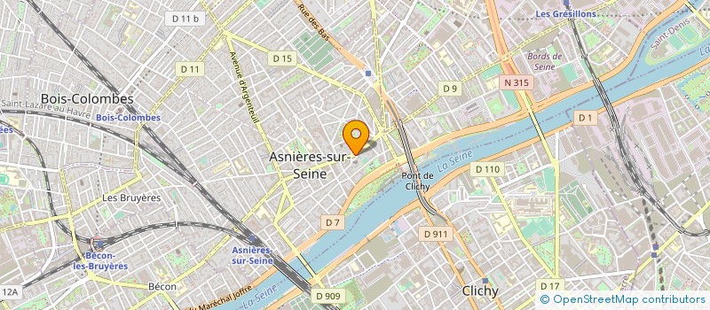 localisation de l'entreprise AEQUITAS  ASNIERES-SUR-SEINE