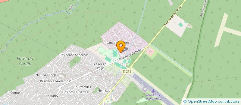 localisation de l'entreprise AEQUITAS SAP à ANDERNOS-LES-BAINS
