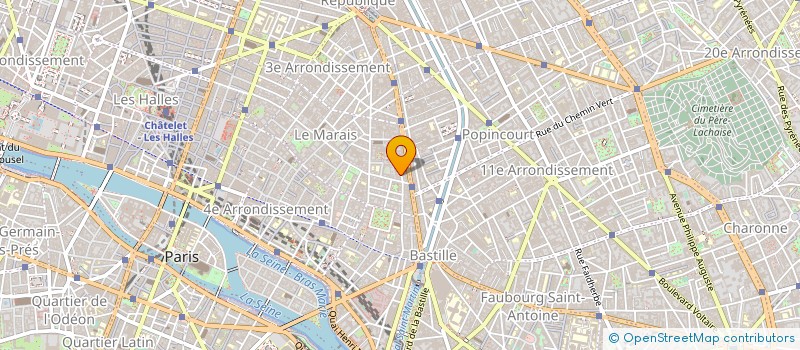 localisation de l'entreprise AEQUO ARCHITECTES  PARIS