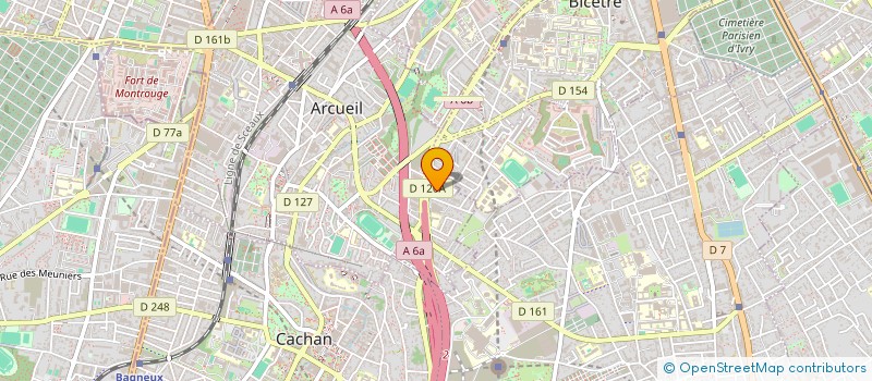localisation de l'entreprise AER à ARCUEIL