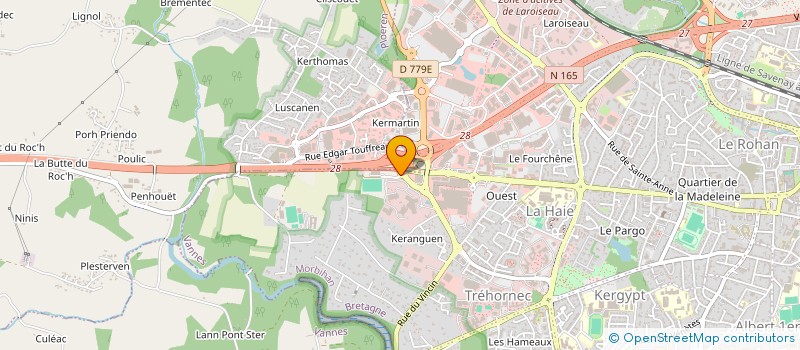 localisation de l'entreprise AER BROCELIANDE à VANNES