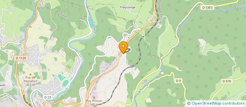 localisation de l'entreprise AER CERFRANCE CORREZE  TULLE