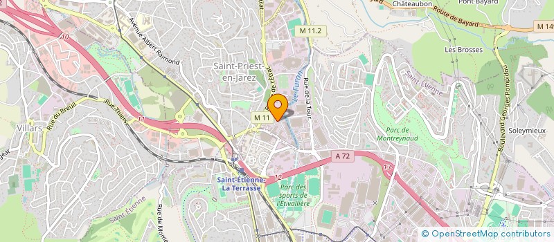 localisation de l'entreprise AER DE LA LOIRE  SAINT-PRIEST-EN-JAREZ