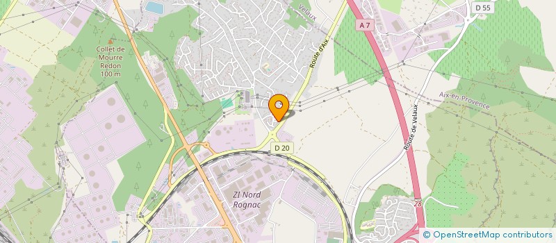 localisation de l'entreprise AER FORMATIONS  ROGNAC