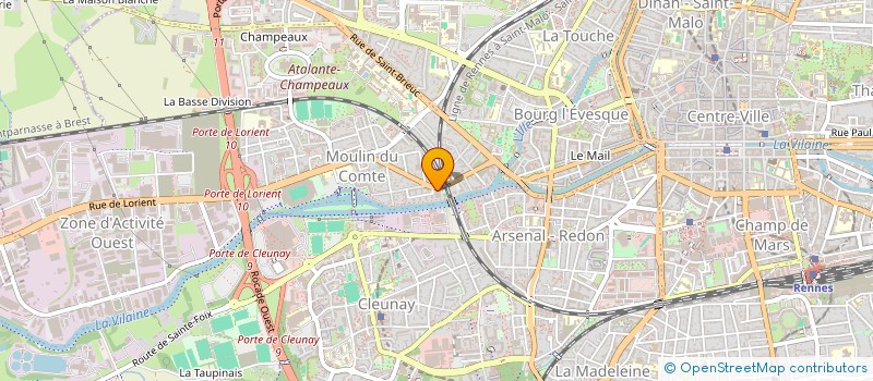 localisation de l'entreprise AER-X à RENNES