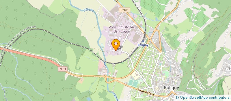 localisation de l'entreprise AERA PATTHEY ET FILS à POLIGNY