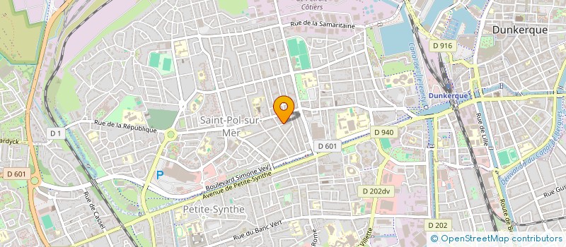localisation de l'entreprise AERAULIQ DESENFUM ENERGIE CLIMAT CUISINE à DUNKERQUE