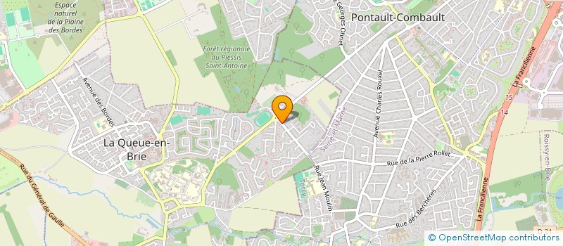 localisation de l'entreprise AERAULIQUE BUILDING SYSTEMS  LA QUEUE-EN-BRIE