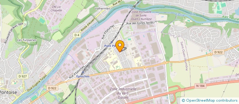 localisation de l'entreprise AERAULIQUE INSTALLATION à SAINT-OUEN-L'AUMONE