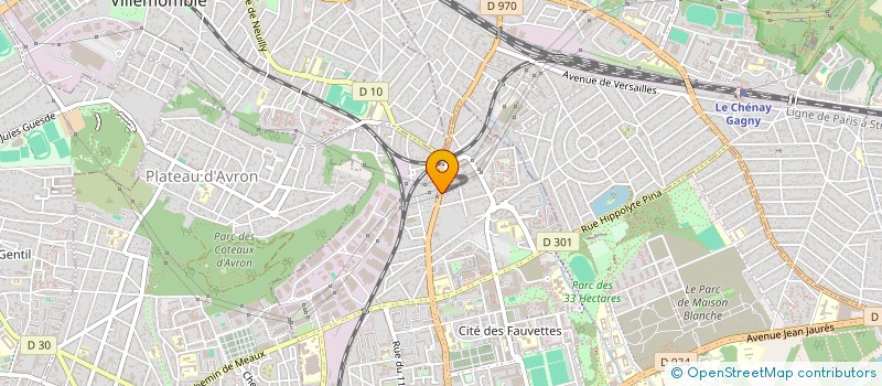 localisation de l'entreprise AERAULIQUE INVESTIG RESSOURCES à NEUILLY-SUR-MARNE
