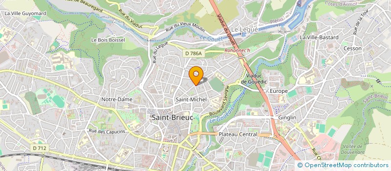 localisation de l'entreprise AERAULIQUE SERVICES à SAINT-BRIEUC
