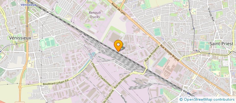 localisation de l'entreprise AERAULIQUE THERMIQUE HYDRAULIQUE  SAINT-PRIEST