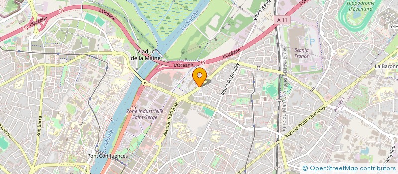 localisation de l'entreprise AERE à ANGERS