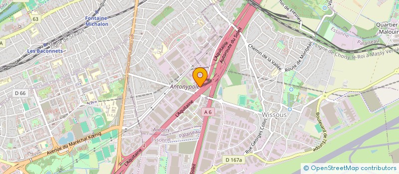 localisation de l'entreprise AEREA  BALLANCOURT-SUR-ESSONNE