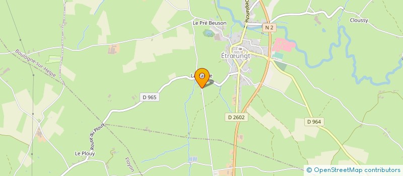 localisation de l'entreprise AERES  ETRUNGT