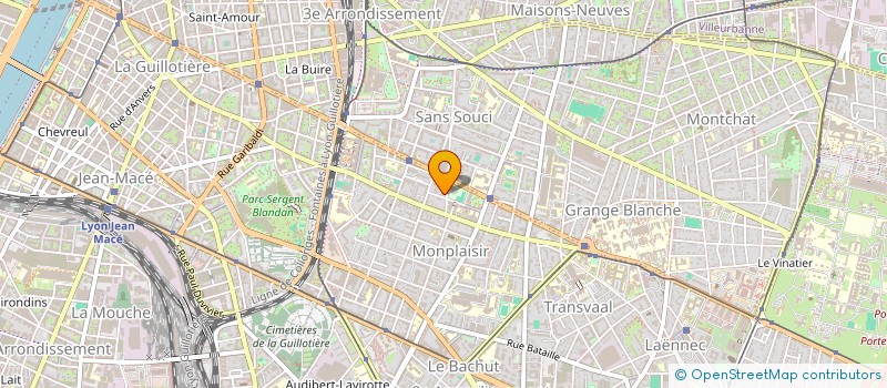 localisation de l'entreprise AERHIL  LYON