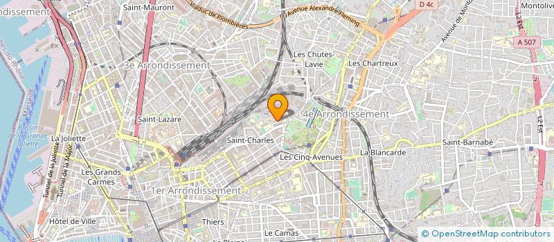 localisation de l'entreprise AERIA à MARSEILLE