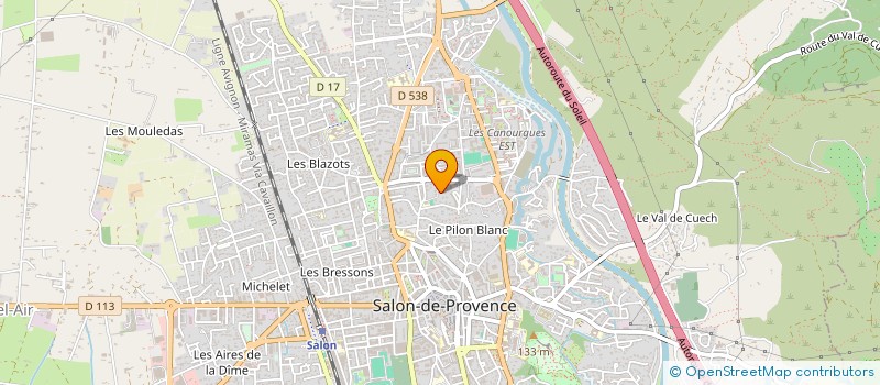 localisation de l'entreprise AERIAL à SALON-DE-PROVENCE