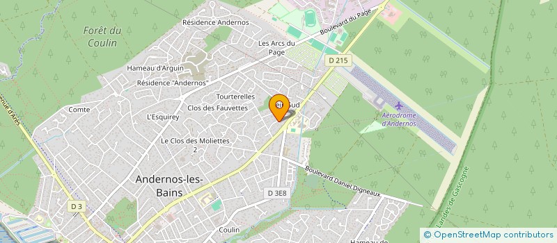 localisation de l'entreprise AERIAL DAN'S  EYSINES