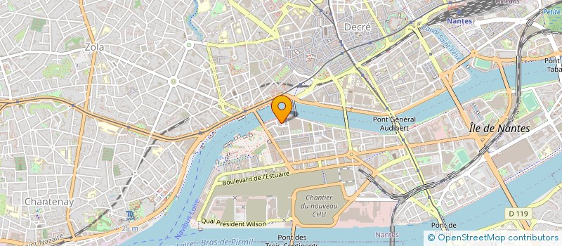 localisation de l'entreprise AERIAL OFFSHORE à NANTES