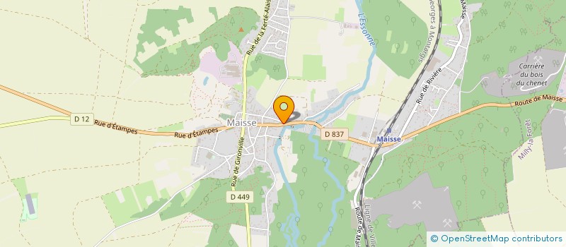 localisation de l'entreprise AERIANCE  GIRONVILLE-SUR-ESSONNE