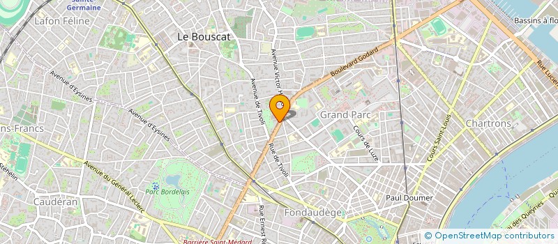 localisation de l'entreprise AERIANE à LE BOUSCAT