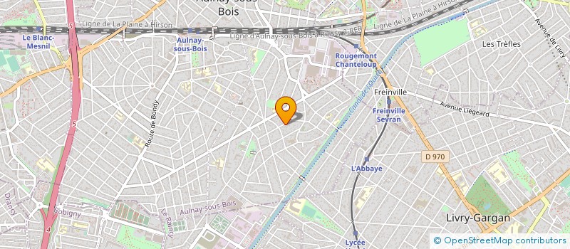 localisation de l'entreprise AERIS à AULNAY-SOUS-BOIS